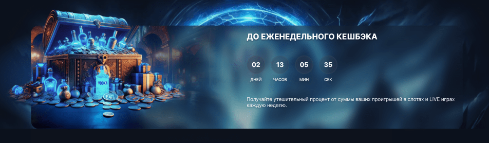 Vokda кешбек Casino